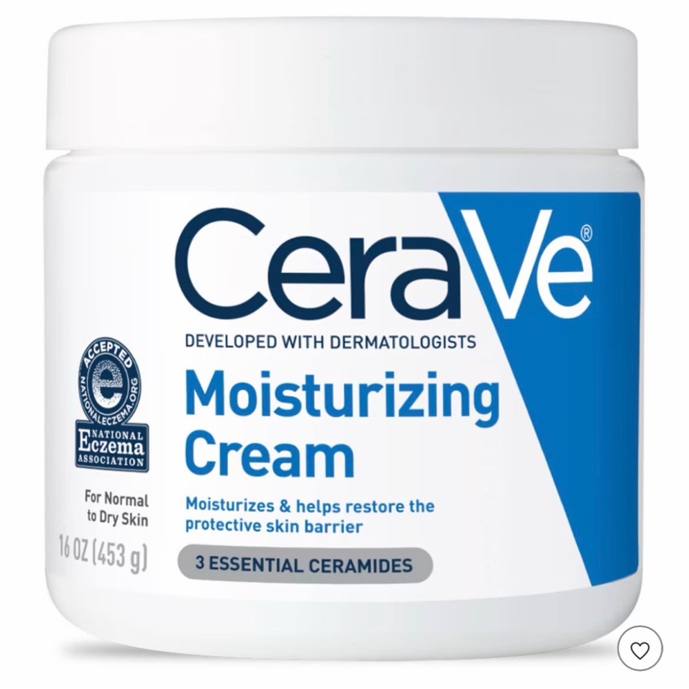CeraVe Blue and White Moisturizing Cream